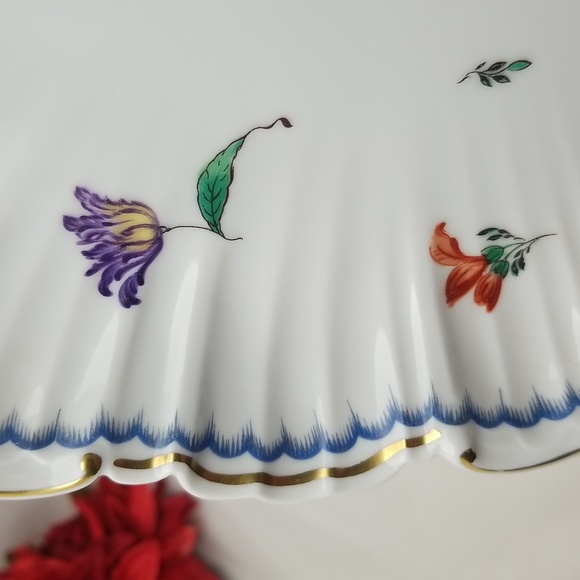 Vintage Richard Ginori Italy Scalloped Shell Fruits Serving Platter - Picture 10 of 15